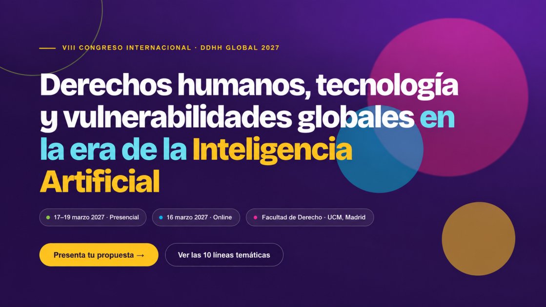 Congreso Internacional, 17-19 marzo 2027