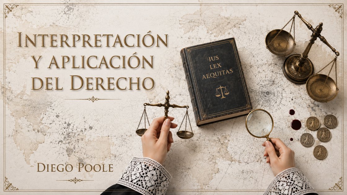 Interpretación y aplicación del derecho. By Diego Poole