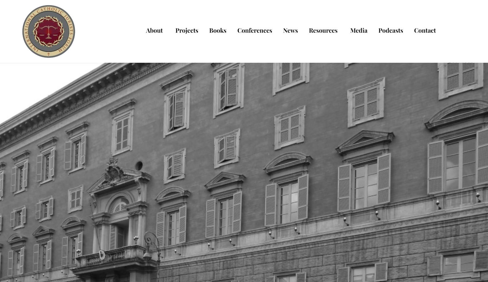 International Catholic Jurists Forum website