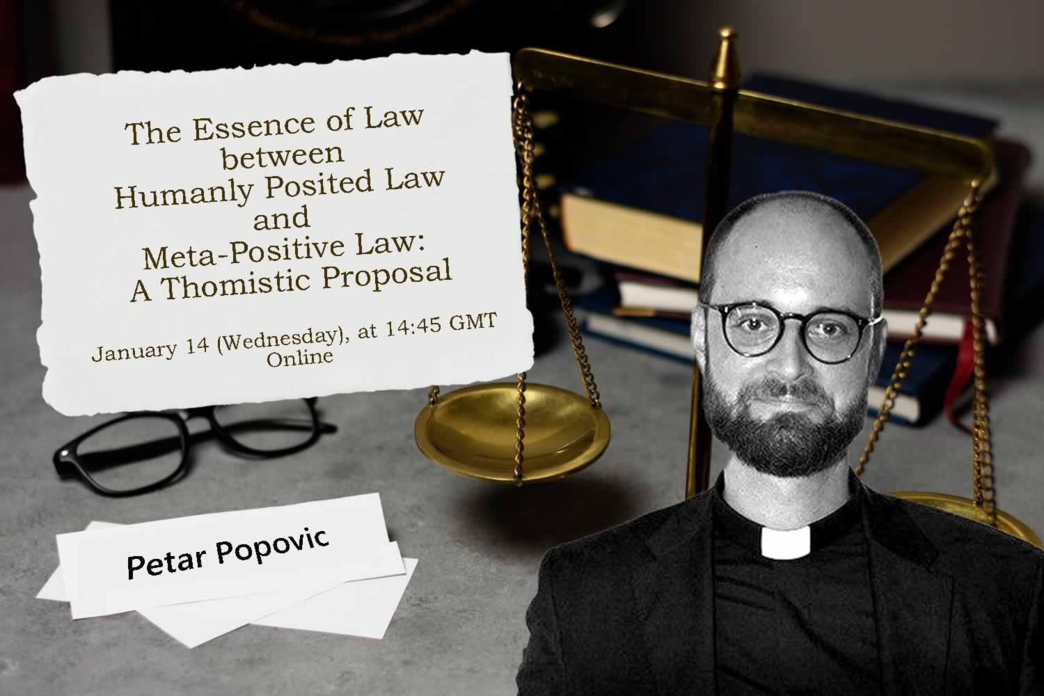 The essence of law... A thomistic proposal, by Petar Popovc