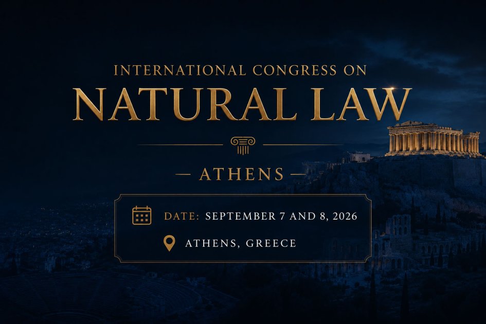 International Symposium on Natural Law - Athens, 7 and 8 sept