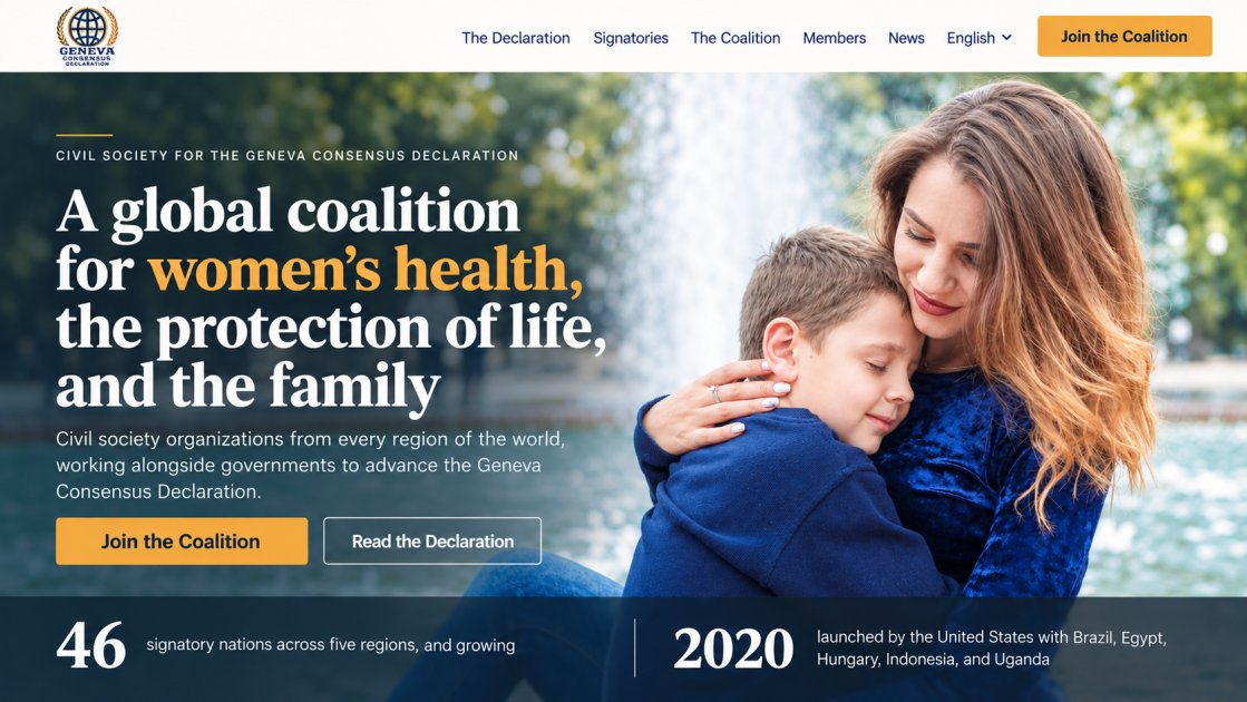 The Geneva Consensus Declaration (GCD) Website